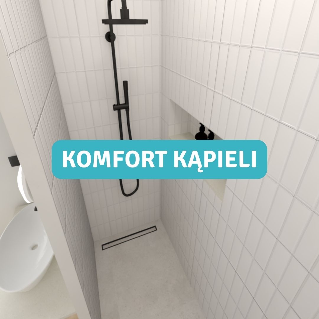 Odpływ liniowy - komfort kąpieli
